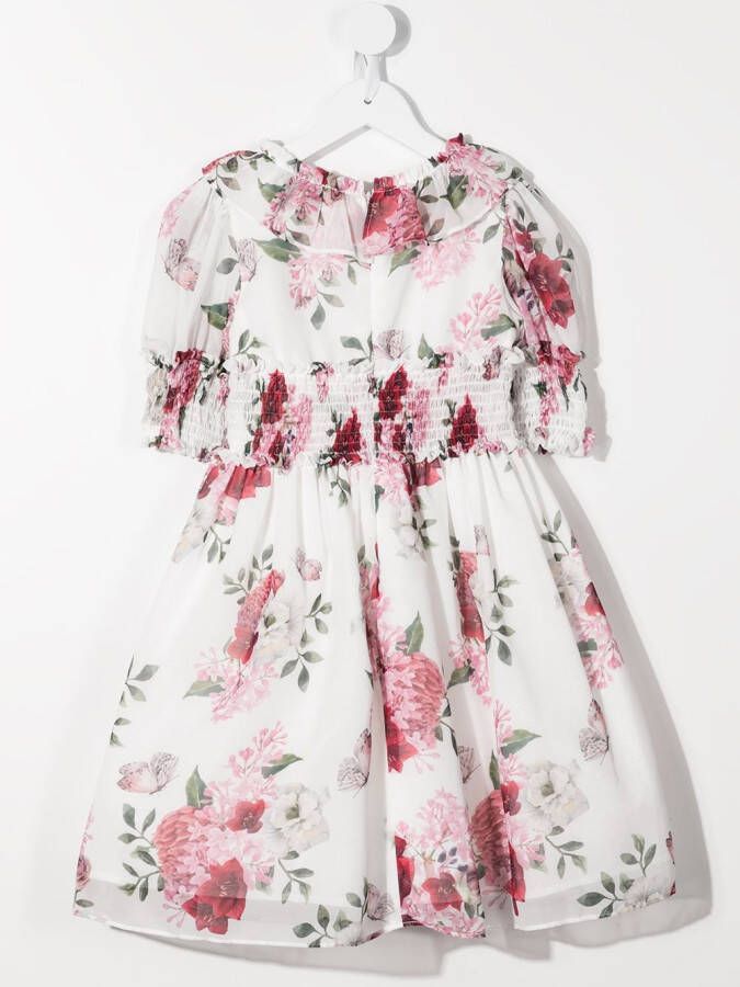 Patachou Jurk met bloemenprint Wit