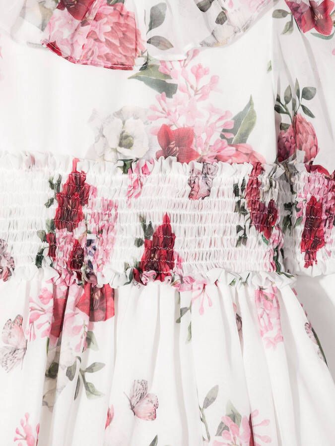 Patachou Jurk met bloemenprint Wit
