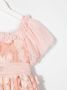 Patachou Jurk met geborduurde bloe Roze - Thumbnail 3