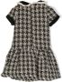 Patachou Jurk met pied-de-poule print Zwart - Thumbnail 2