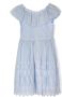 Patachou Jurk met rozendetail Blauw - Thumbnail 2