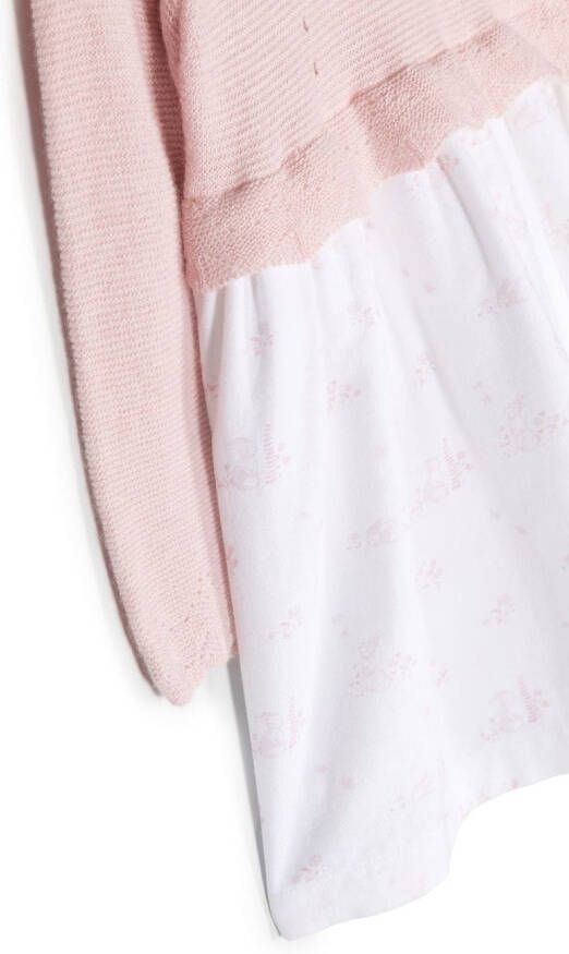 Patachou Jurk met ruchekraag Roze
