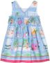 Patachou Jurk met ruches Blauw - Thumbnail 2