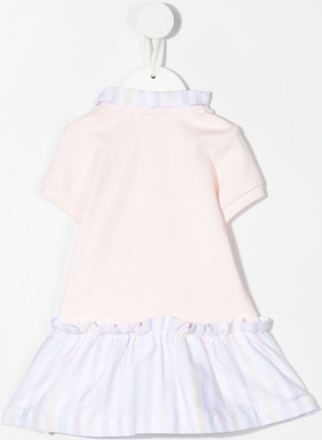Patachou Jurk met ruches Roze