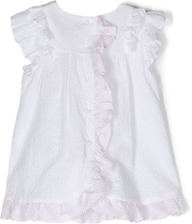 Patachou Jurk met strikdetail Wit