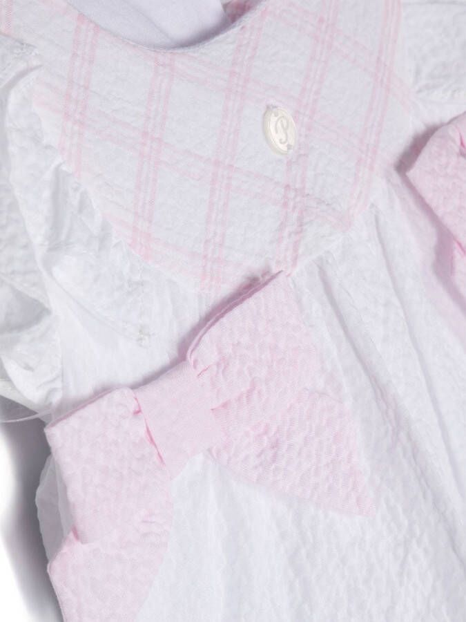 Patachou Jurk met strikdetail Wit