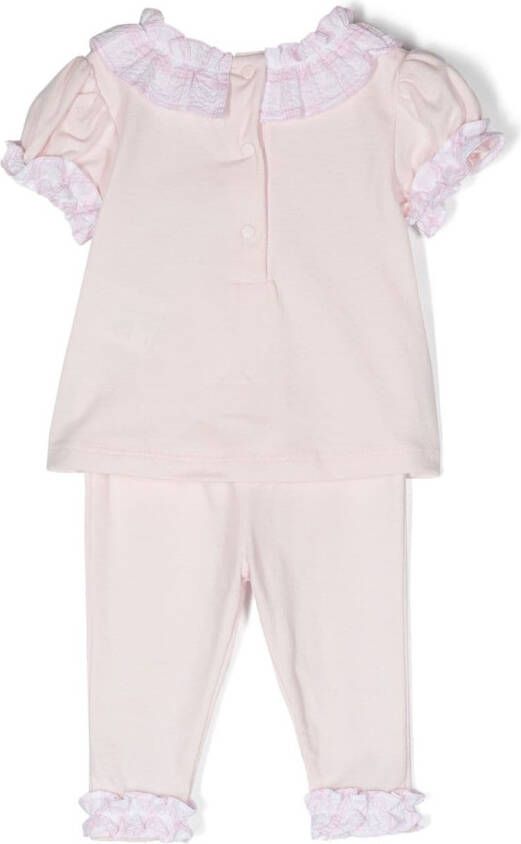 Patachou Set met ruches Roze
