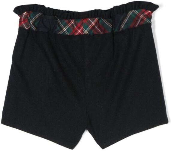 Patachou Shorts met contrasterend vlak Blauw