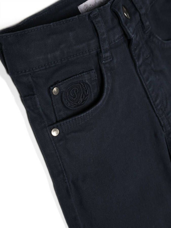 Patachou Slim-fit broek Blauw