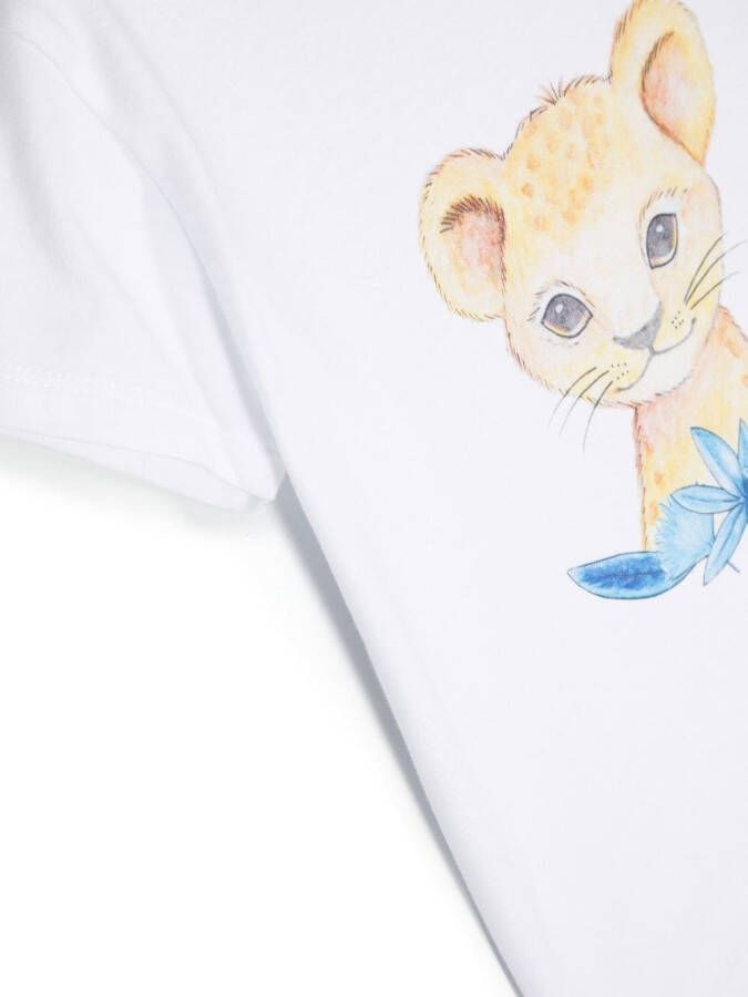 Patachou T-shirt met grafische print Wit