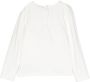 Patachou T-shirt met tartan ruit Wit - Thumbnail 2