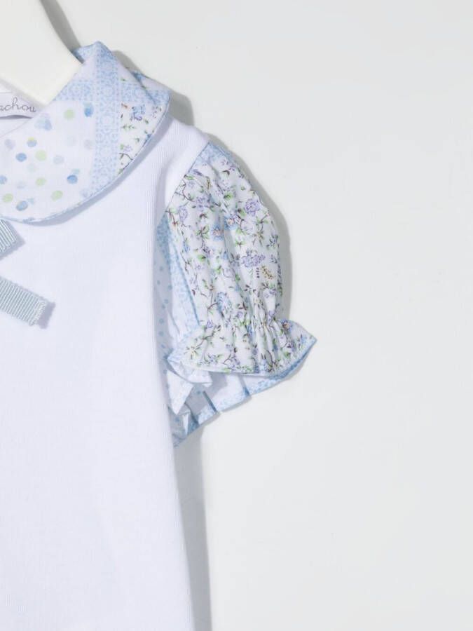 Patachou Top met bloemenprint Wit