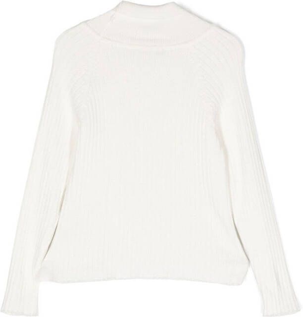 Patachou Trui met strikdetail Wit
