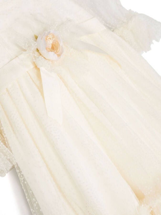 Patachou Tulen jurk Beige