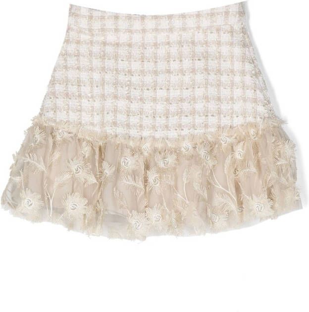 Patachou Tweed rok Beige