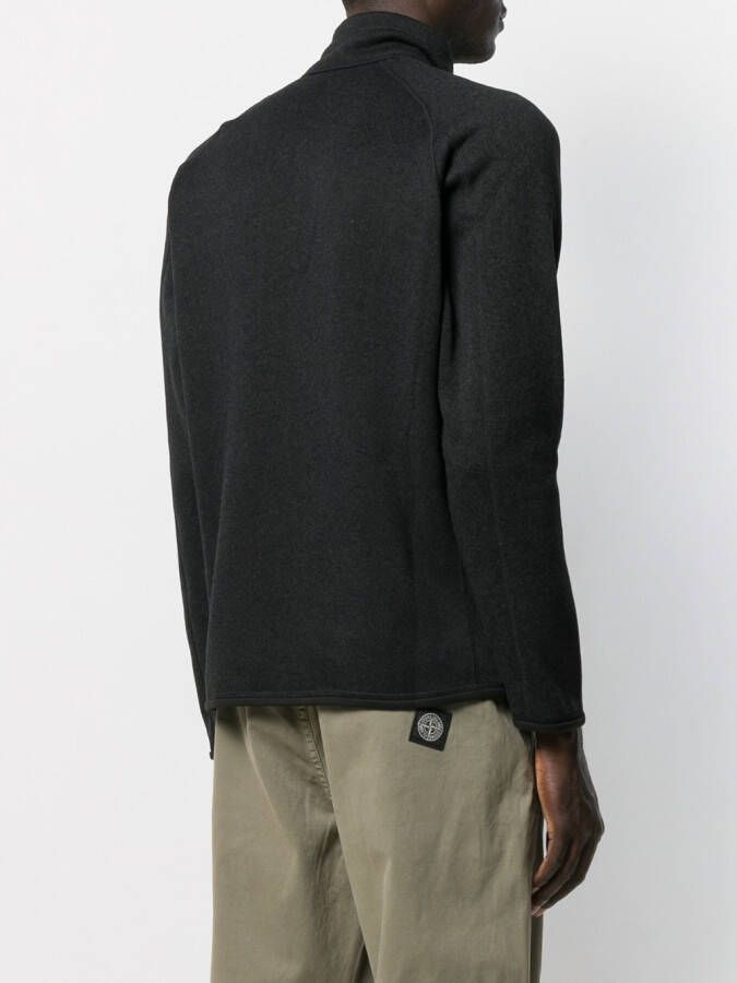 Patagonia Bomberjack met contrasterend logo Zwart