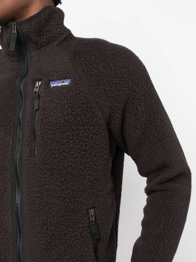 Patagonia Jack met logopatch Zwart