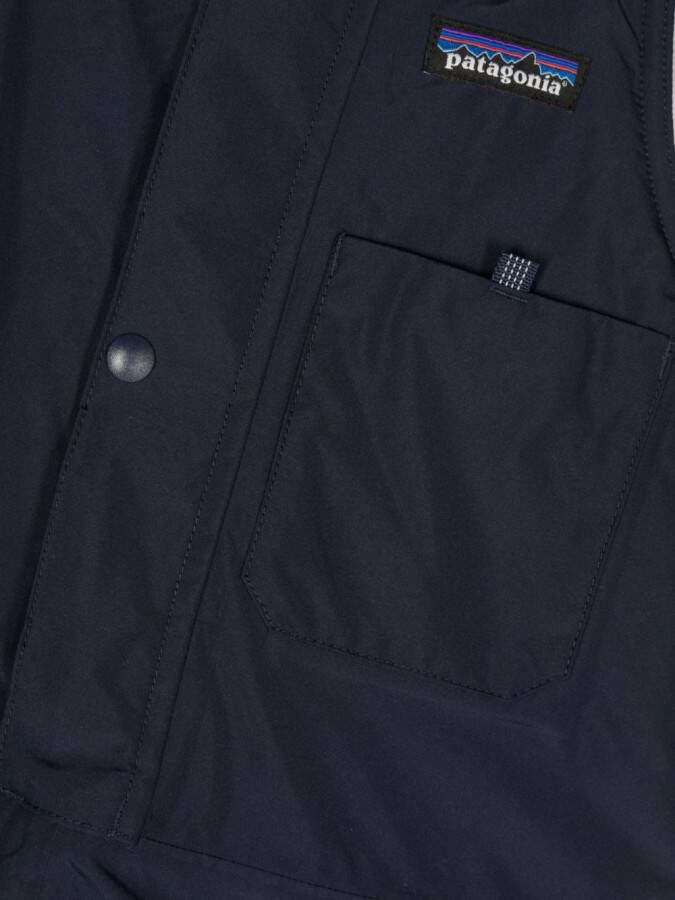 Patagonia Kids Rugzak met logopatch Blauw