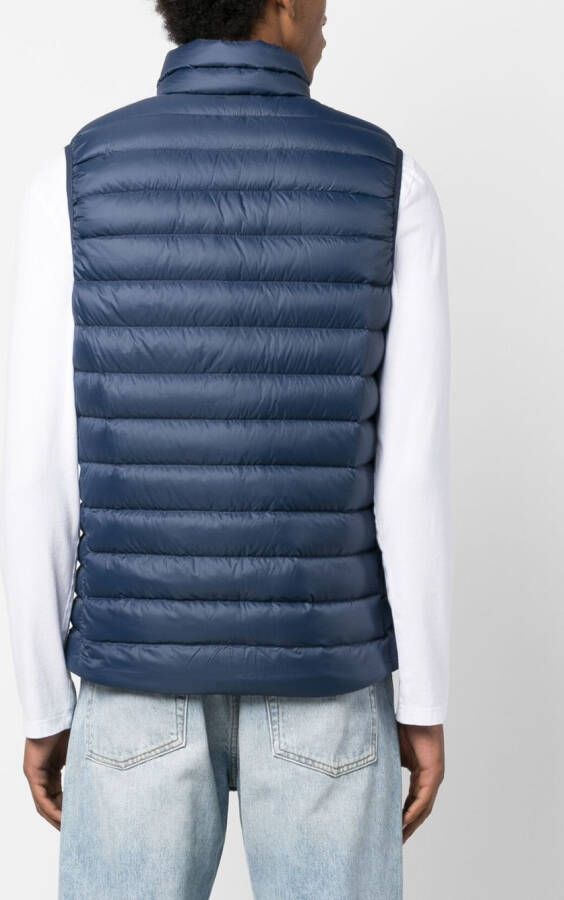 Patagonia Bodywarmer met logopatch Blauw