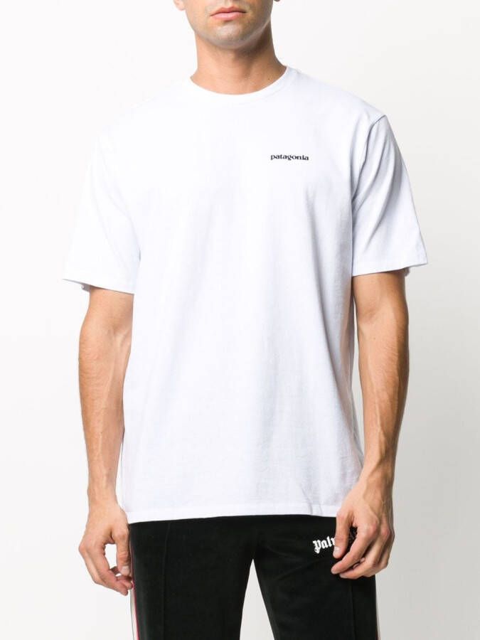 Patagonia T-shirt met logo Wit