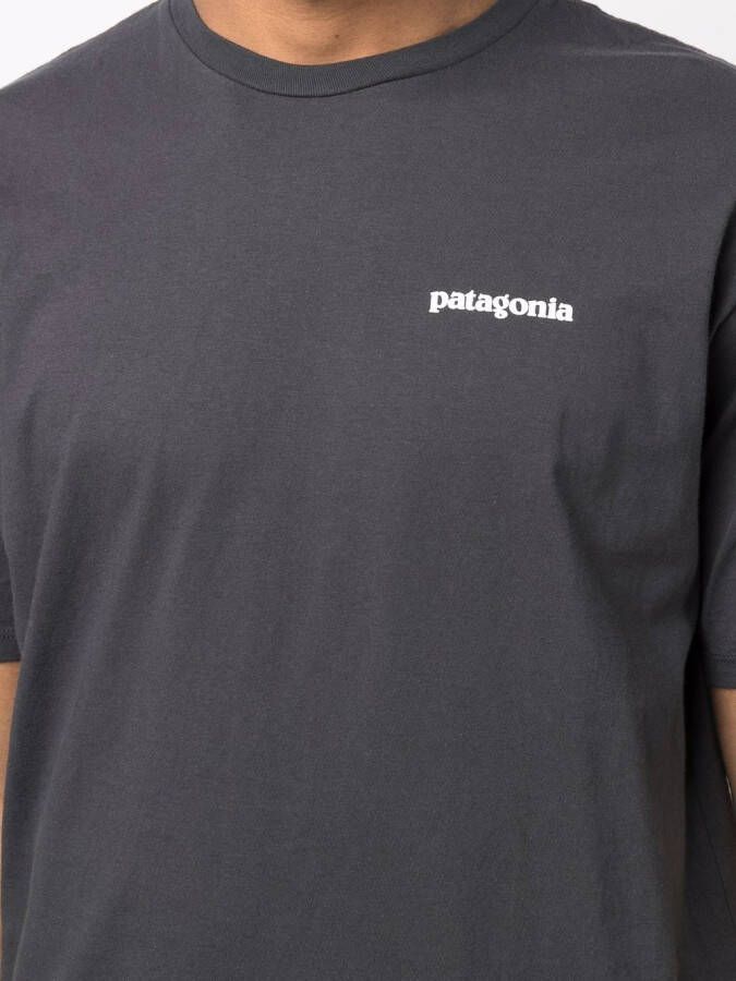 Patagonia T-shirt met logoprint Grijs
