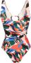 PatBO Badpak met abstracte print Veelkleurig - Thumbnail 2
