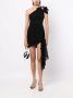 PatBO Mini-jurk met bloemenpatch Zwart - Thumbnail 2