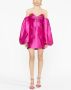 PatBO Off-shoulder mini-jurk Roze - Thumbnail 2