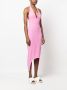 Patou Asymmetrische halterjurk Roze - Thumbnail 3