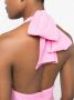 Patou Asymmetrische halterjurk Roze - Thumbnail 5