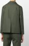 Patou Blazer met enkele rij knopen Groen - Thumbnail 4