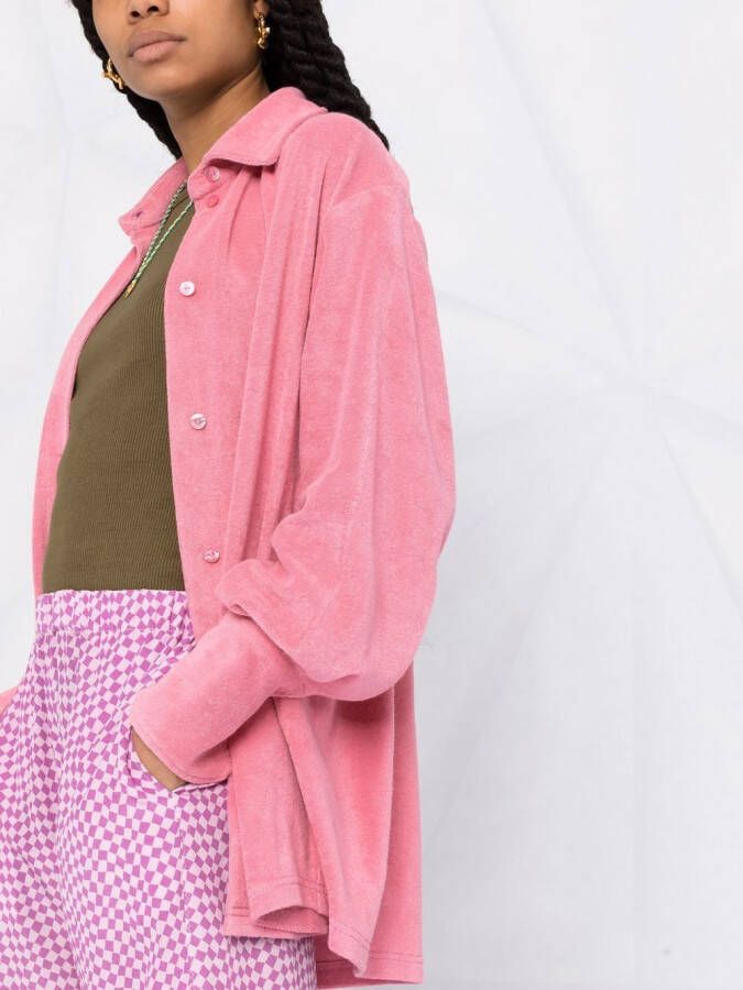 Patou Blouse met handdoek afwerking Roze