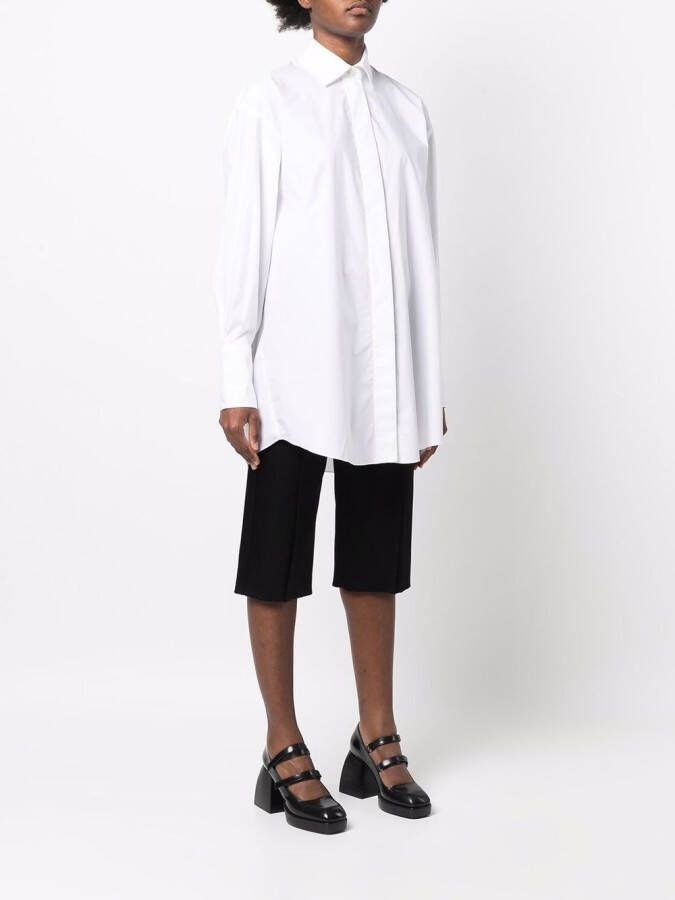 Patou Mini-blousejurk Wit