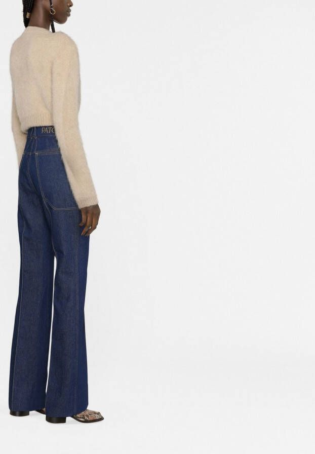 Patou Flared pantalon Blauw