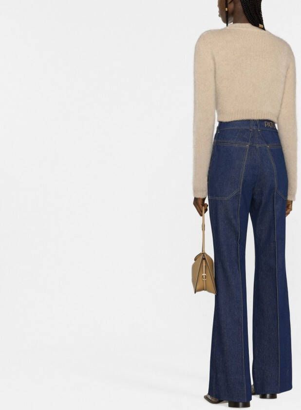 Patou Flared pantalon Blauw
