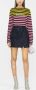 Patou Gestreept T-shirt Roze - Thumbnail 2