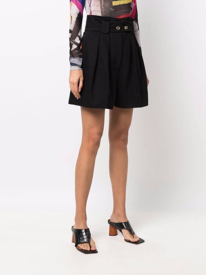 Patou High waist shorts Zwart