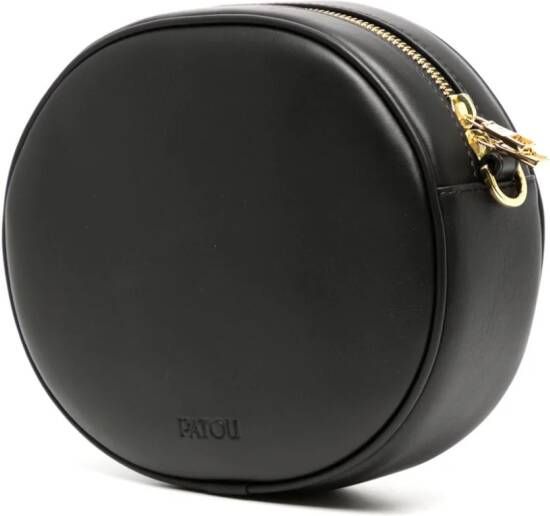 Patou Le JP leren crossbodytas Zwart