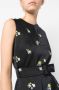 Patou Mini-jurk met geborduurde afwerking Zwart - Thumbnail 5