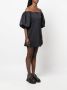 Patou Mini-jurk met pofmouwen Zwart - Thumbnail 3
