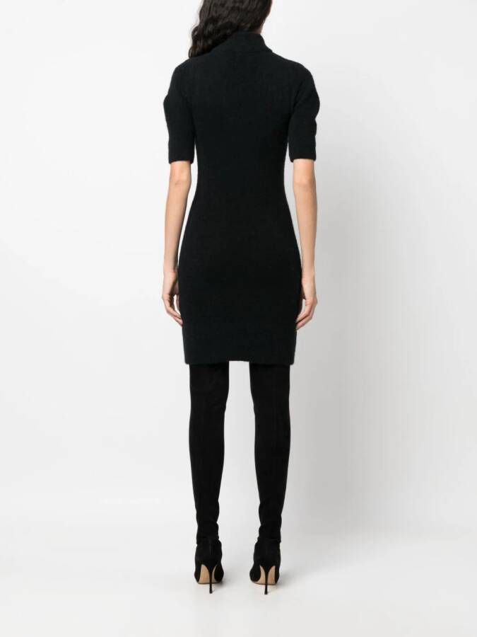 Patou Mini-jurk van alpacawol Zwart