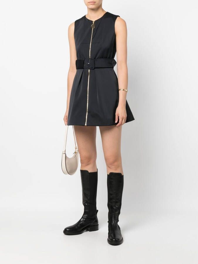 Patou Mouwloze mini-jurk Zwart