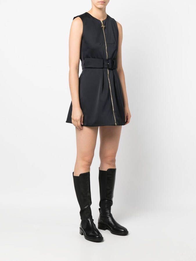 Patou Mouwloze mini-jurk Zwart