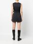 Patou Mouwloze mini-jurk Zwart - Thumbnail 4