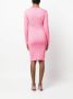 Patou Gesmockte mini-jurk Roze - Thumbnail 4