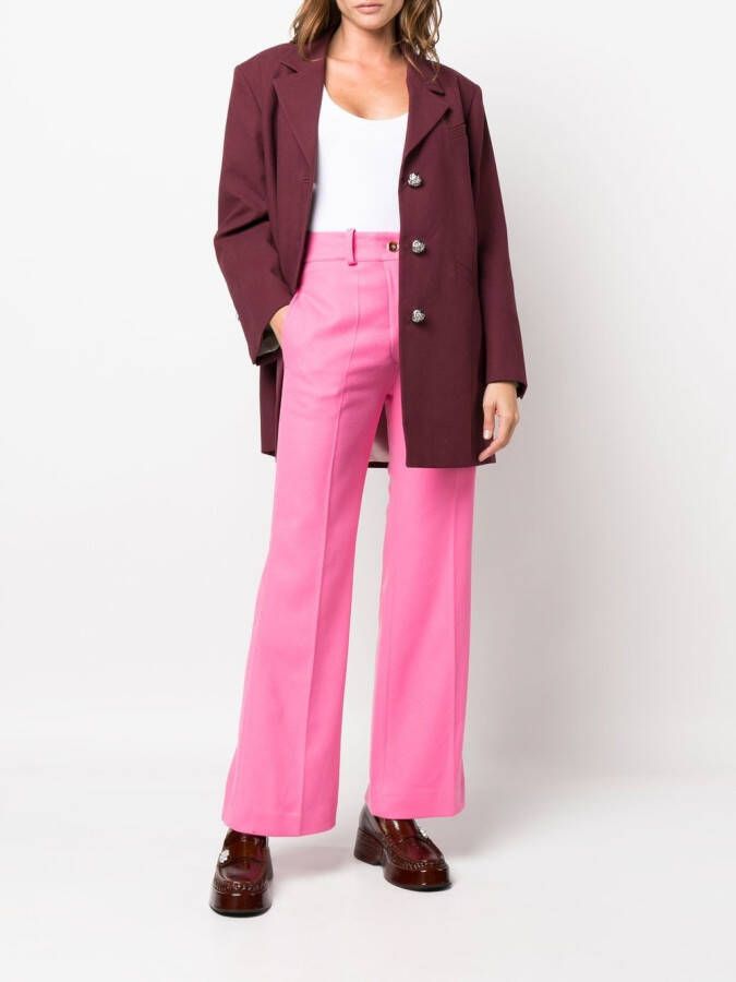 Patou Straight pantalon Roze