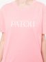 Patou T-shirt met logoprint Roze - Thumbnail 5