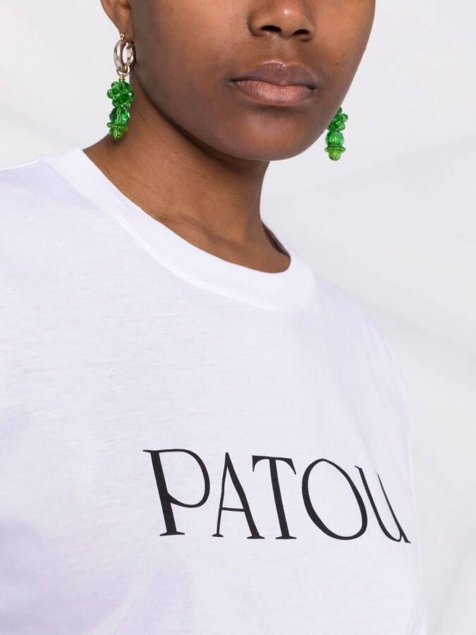 Patou T-shirt met logoprint Wit