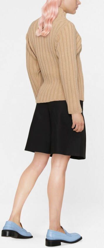 Patou Trui met hoge hals Beige