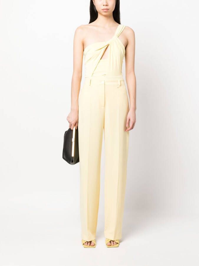 Patrizia Pepe Asymmetrische top Geel